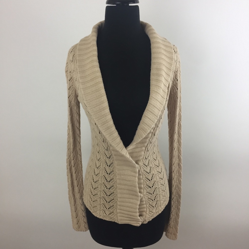 Hollister Tan Cardigan size S - Picture 3 of 8